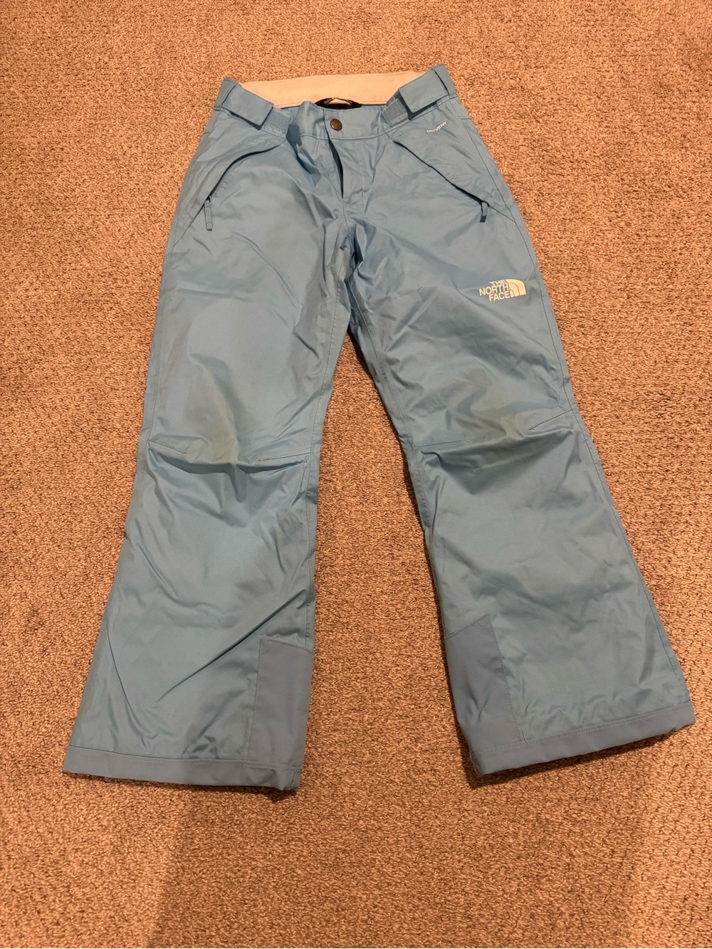 The North Face Kids' Light Blue Snow Pants 10-12